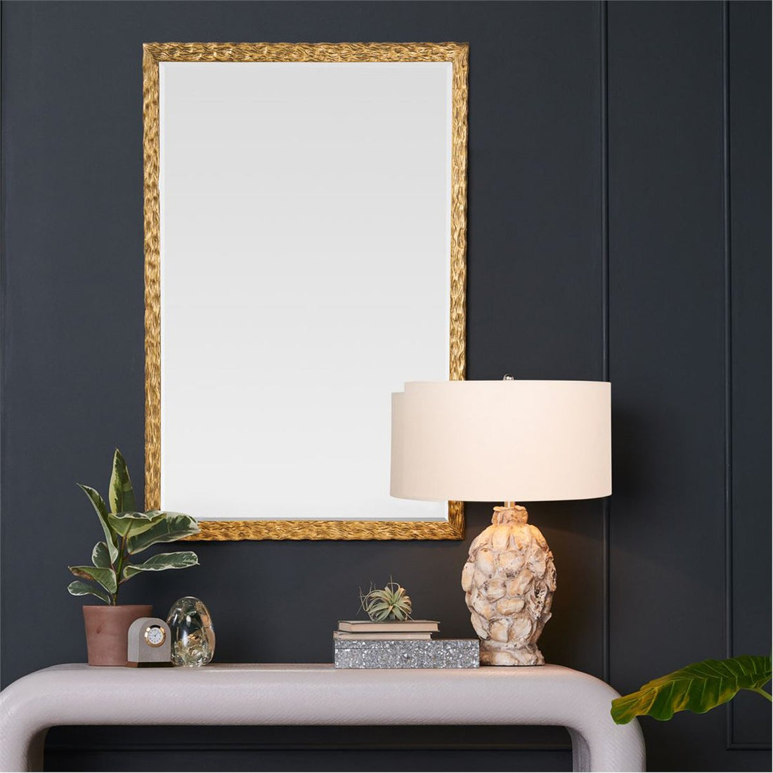 Made Goods Wardell Patterned Metal Mirror