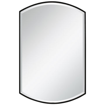 Uttermost Shield Shaped Iron Mirror