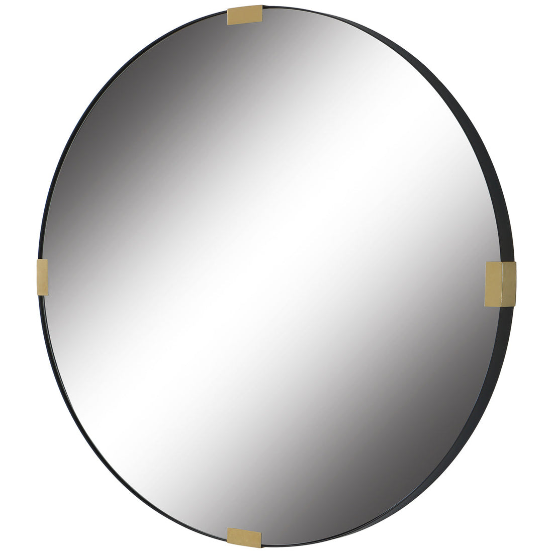 Uttermost Clip Modern Round Mirror