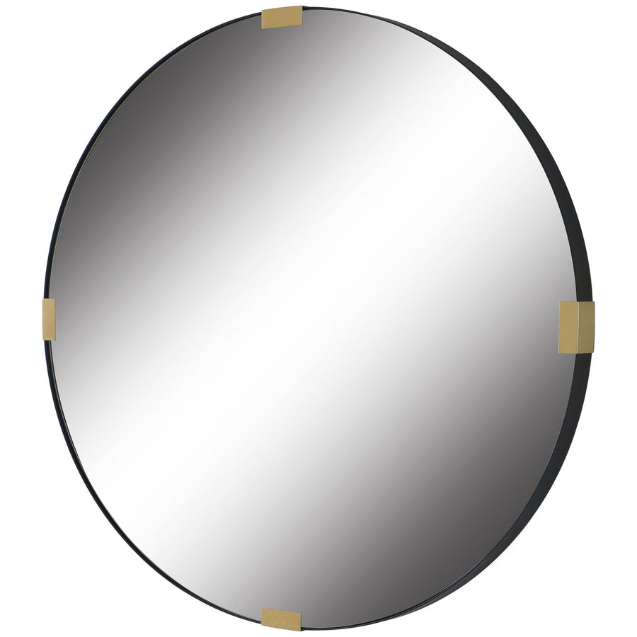 Uttermost Clip Modern Round Mirror