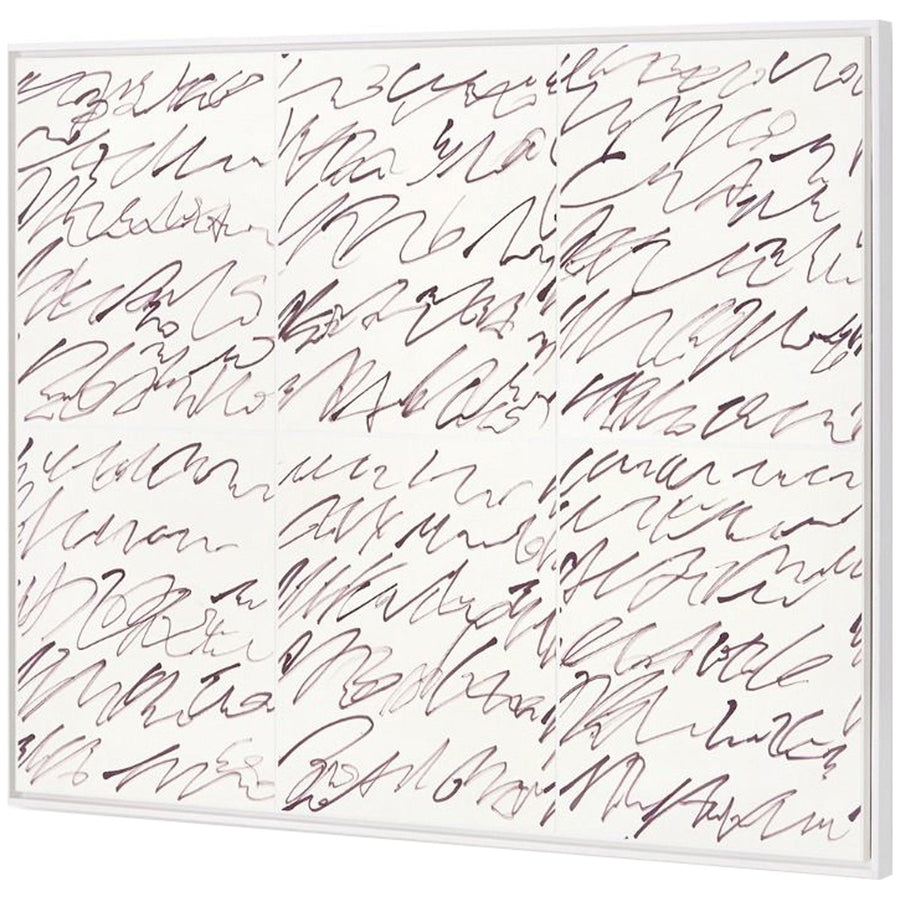 Villa & House Notes Framed Silk Panel