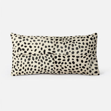 Made Goods Abram Dalmatian Print Hair-On-Hide Pillows, Set of 2