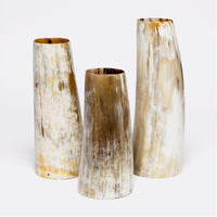 Made Goods Aiden Horn Vase, 3-Piece Set