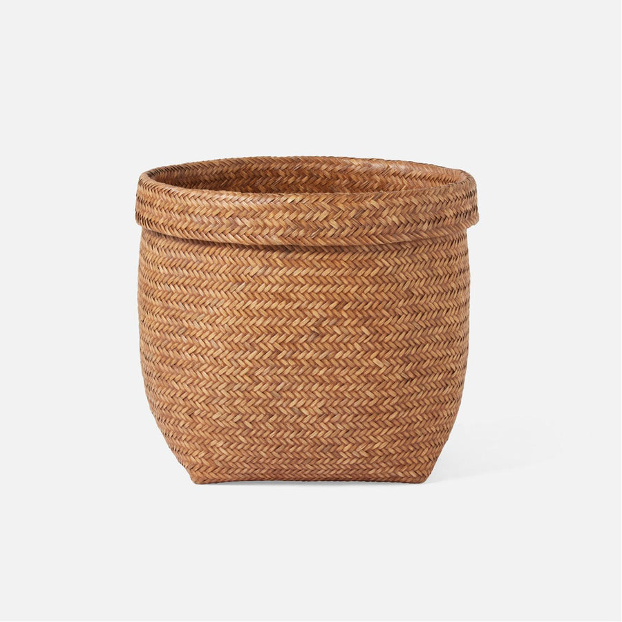 Made Goods Caelan Fat-Weave Rattan Baskets, 2-Piece Set