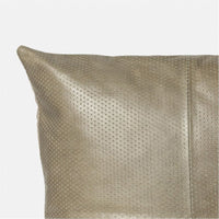 Made Goods Kody Pillows in Perforated Leather, Set of 2