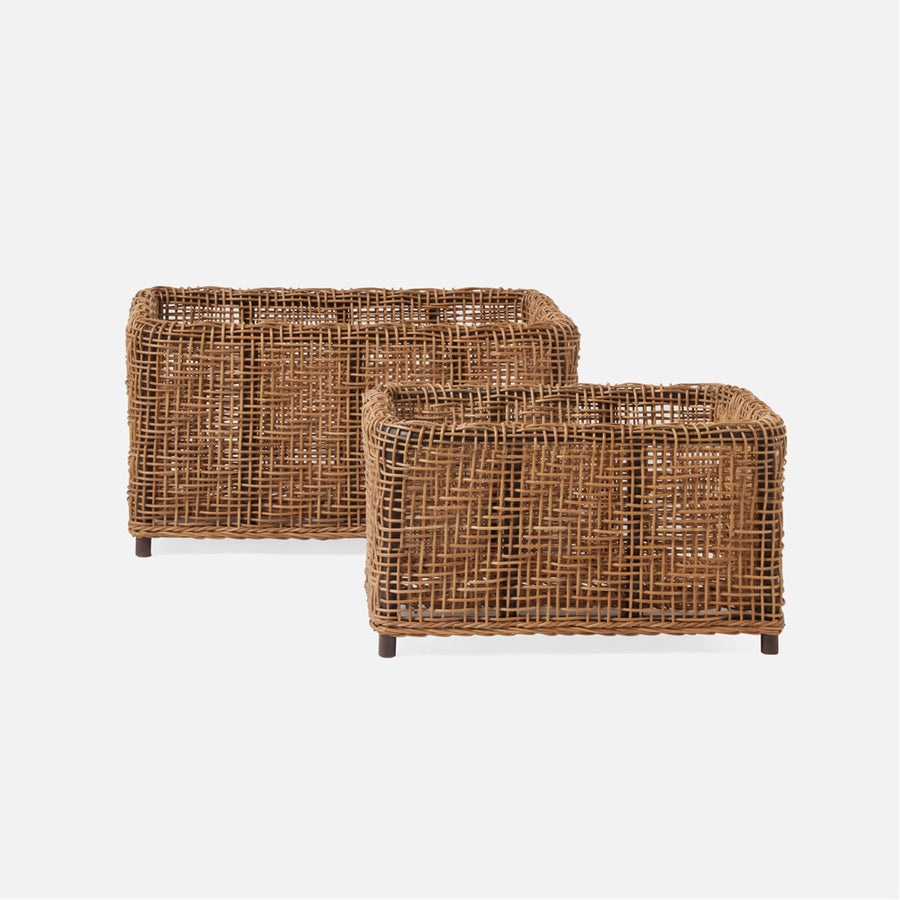 Made Goods Lexandra Woven Wicker Basket, 2-Piece Set