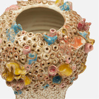 Made Goods Priska Coral-Inspired Vase in Multi-Color Stoneware