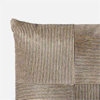 Made Goods Quincy Candy Striped Hair-On-Hide Pillows, Set of 2
