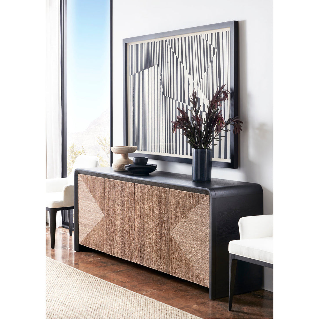 Vanguard Furniture Form Buffet with Woven Doors