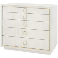 Villa & House Parker Large 5-Drawer Chest with Santino Pull