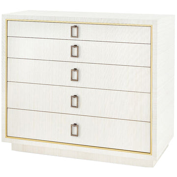 Villa & House Parker Large 5-Drawer Chest with Raquel Pull