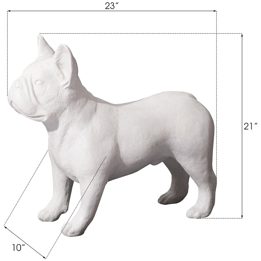 Phillips Collection French Bulldog Outdoor Sculpture