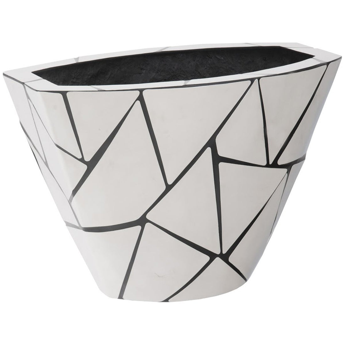 Phillips Collection Triangle Crazy Cut Planter, Small