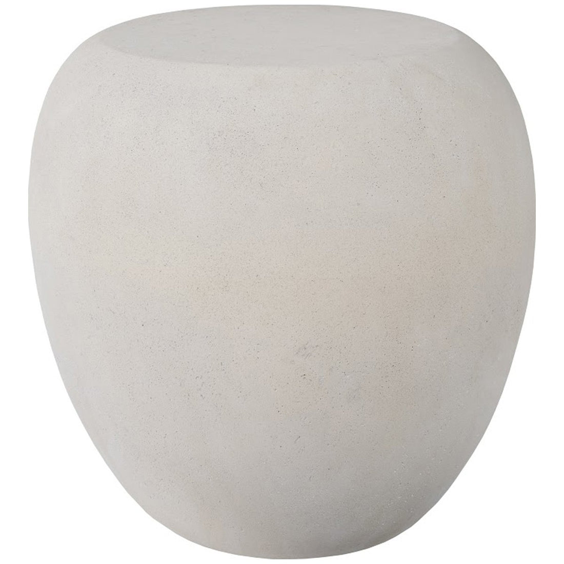Phillips Collection River Stone Outdoor Side Table, Roman Stone