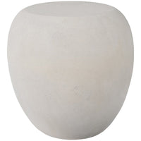 Phillips Collection River Stone Outdoor Side Table, Roman Stone