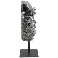 Phillips Collection Cast Crystal Small Liquid Silver Sculpture