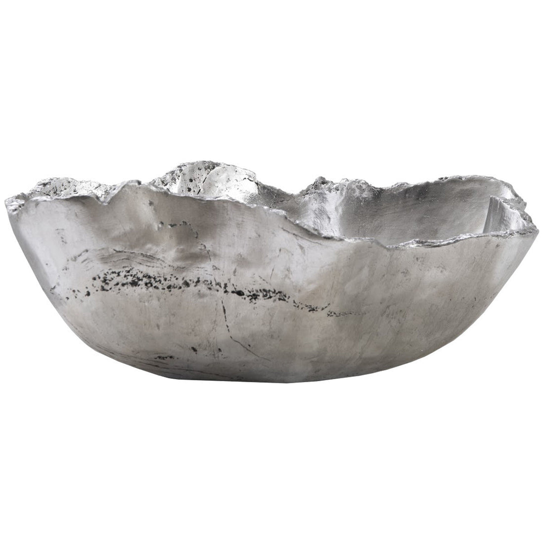 Phillips Collection Cast Onyx Small Silver Bowl