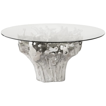 Phillips Collection Root Small Silver Dining Table
