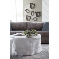 Phillips Collection Log White Coffee Table