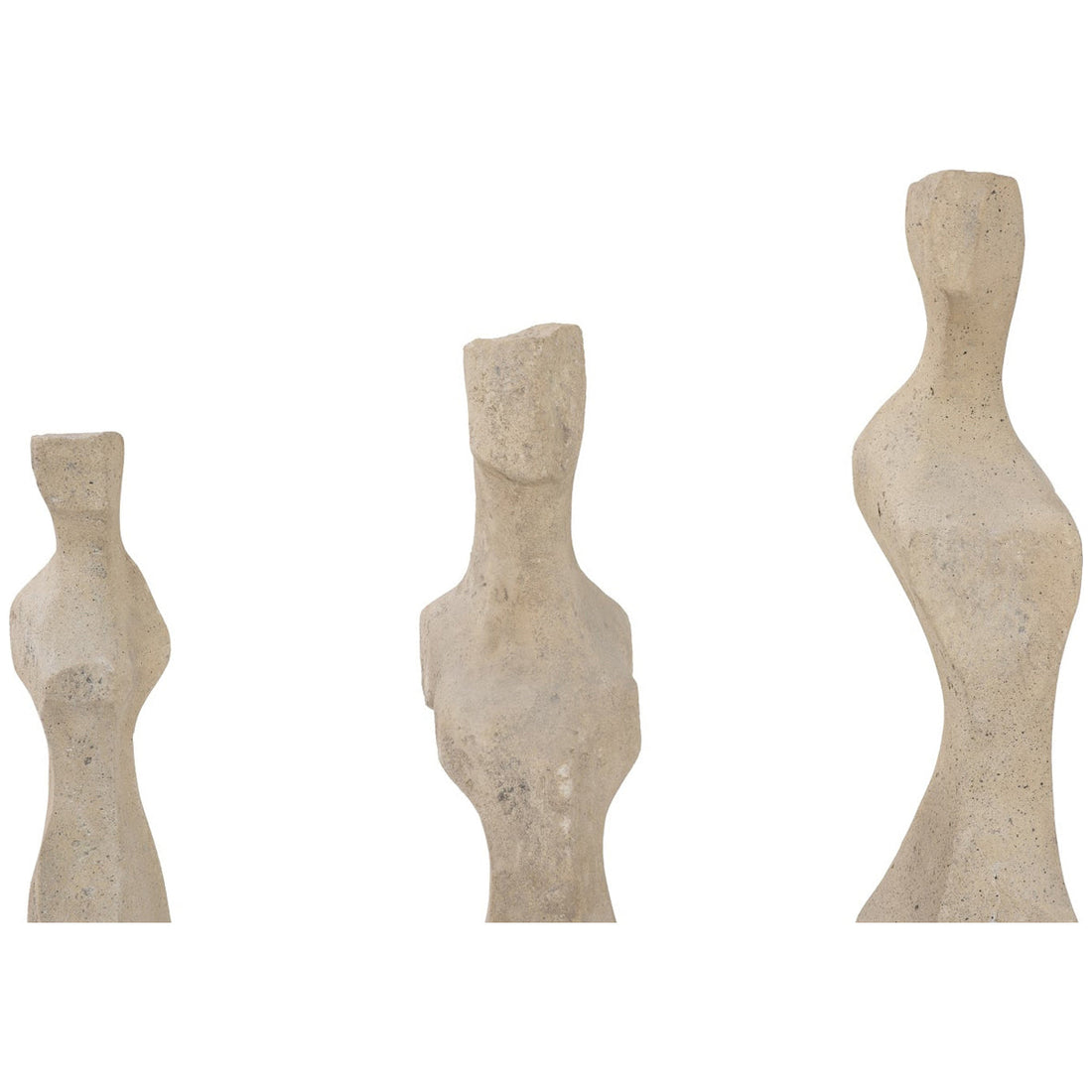 Phillips Collection Cast Woman Sculpture, 3-Piece Set
