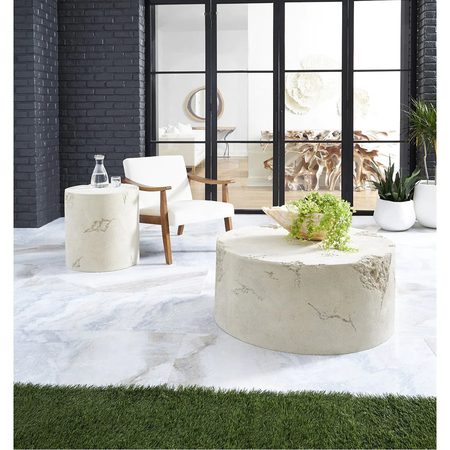 Phillips Collection Roman Stone Formation Side Table
