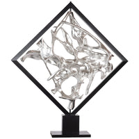 Phillips Collection Cast Revolving Diamond Sculpture