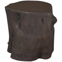 Phillips Collection Log Large Outdoor Stool, Bronze