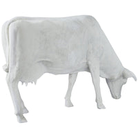 Phillips Collection Life Size Cow Sculpture, Grazing