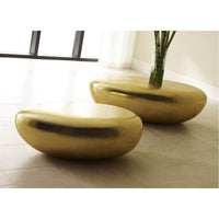 Phillips Collection River Stone Gold Coffee Table