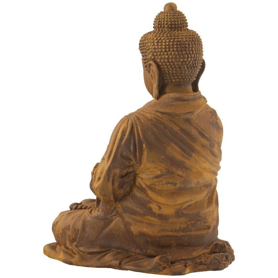 Phillips Collection Enchanting Rust Buddha Sculpture