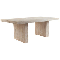 Phillips Collection Old Lumber Outdoor Dining Table, Roman Stone