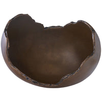Phillips Collection Burled Bowl, Bronze