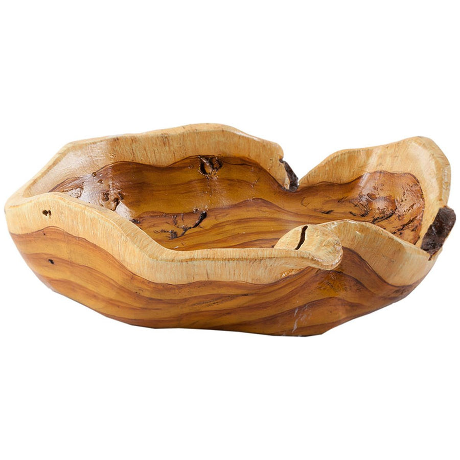 Phillips Collection Burled Bowl, Faux Wood