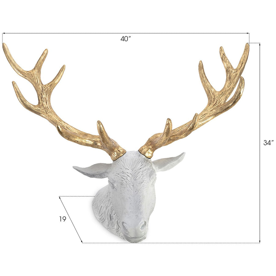 Phillips Collection Stag Deer Head Wall Decor