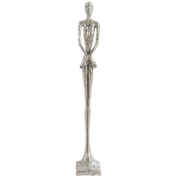 Phillips Collection Lottie Small Sculpture, Silver Leaf