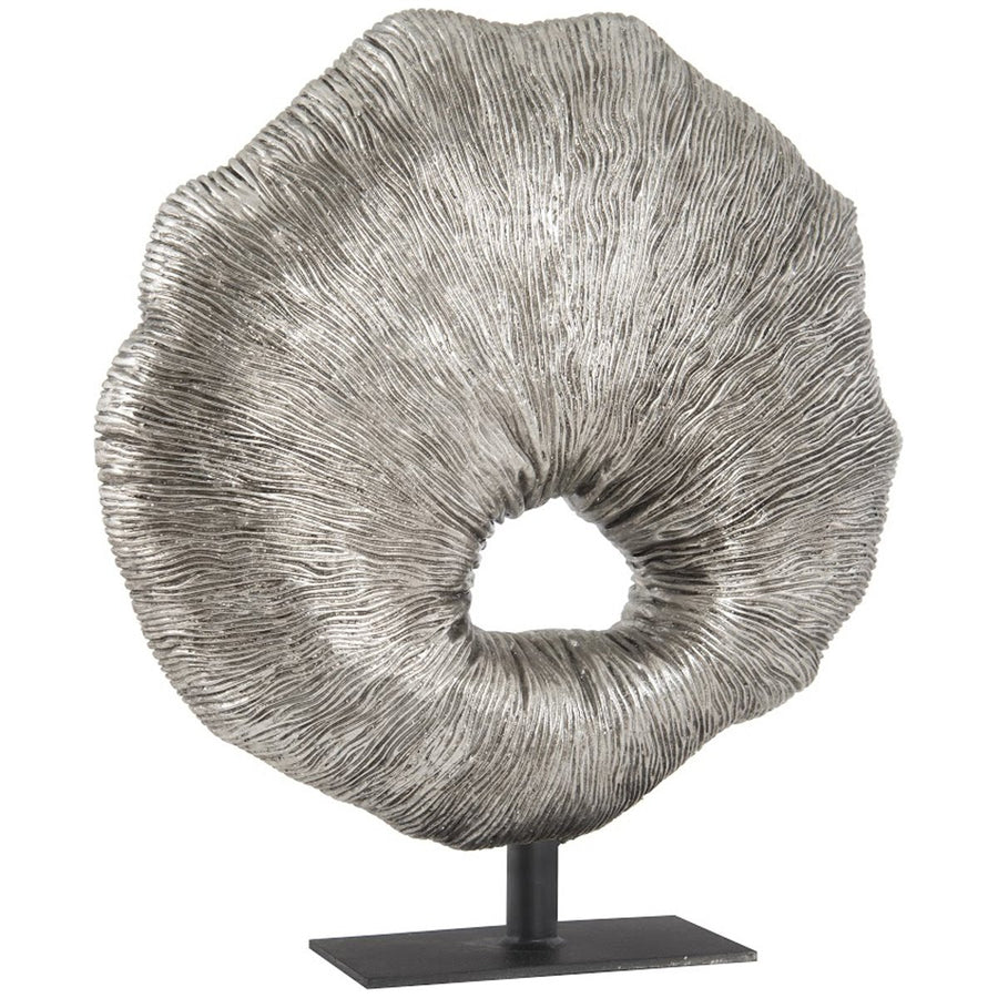 Phillips Collection Fungia Sculpture, Silver Leaf