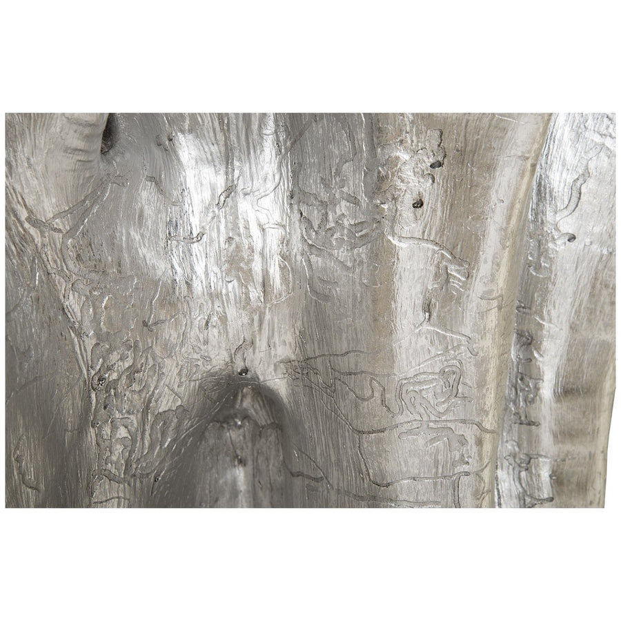 Phillips Collection Freeform Bar Table, Silver Leaf