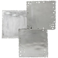 Phillips Collection Galvanized Square Wall Tile, 3-Piece Set