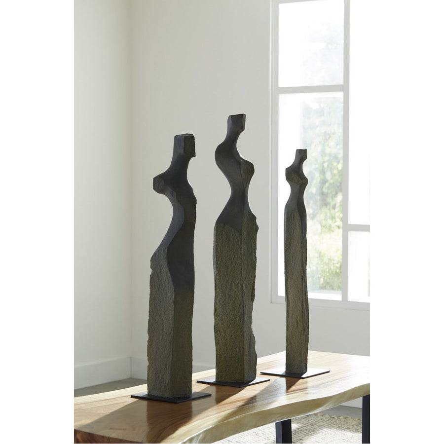 Phillips Collection Cast Women Sculptures, 3-Piece Set