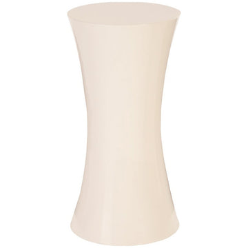 Phillips Collection Ave Pedestal, Gel Coat White