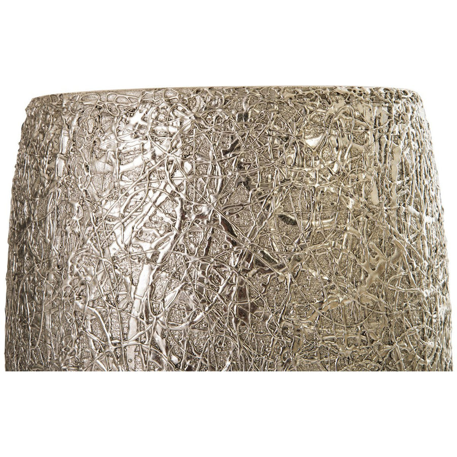 Phillips Collection String Theory Planter, Silver Leaf