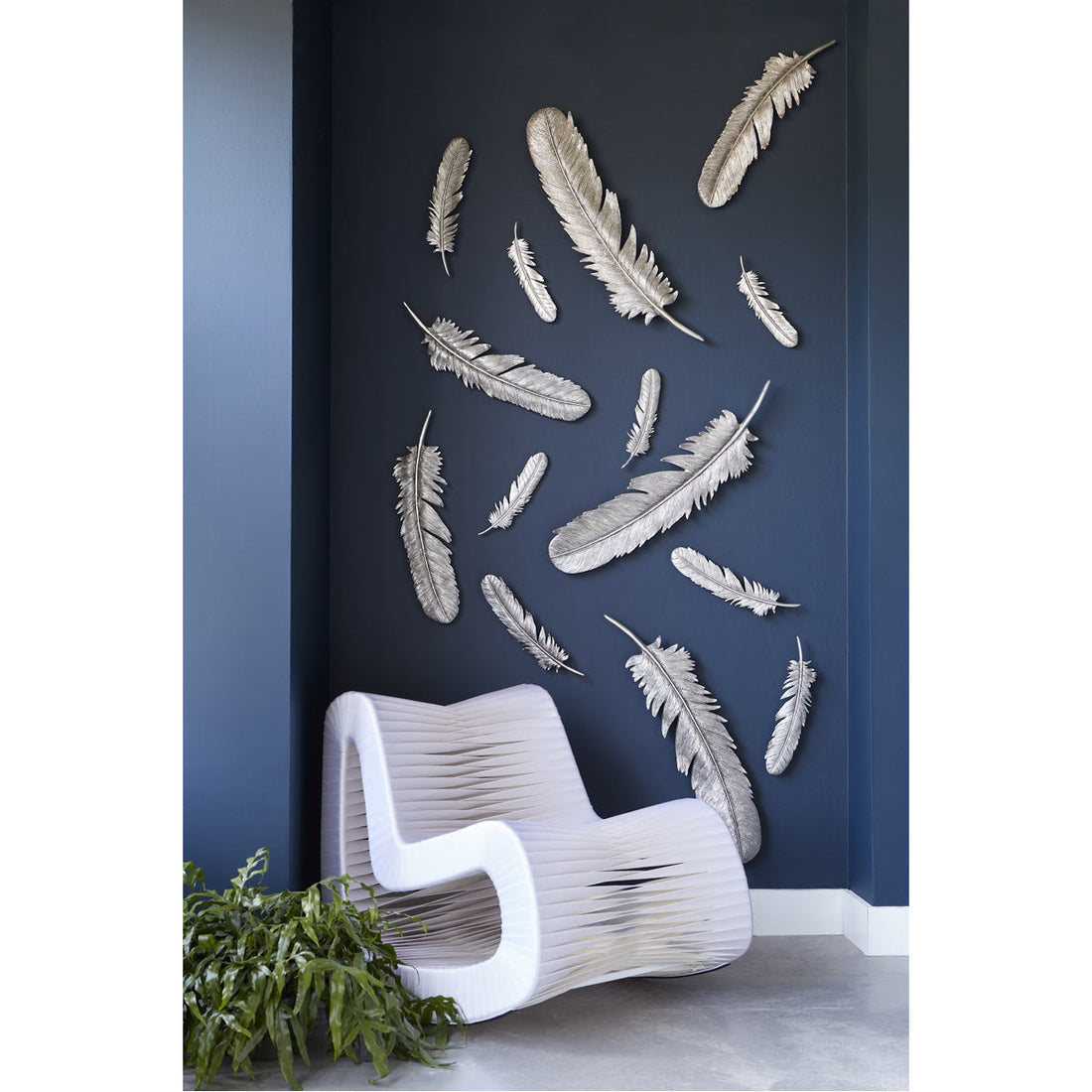 Phillips Collection Feathers Large Wall Art, 2-Piece Set