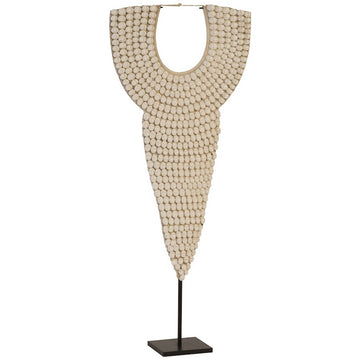 Phillips Collection Shell Necklace Sculpture on Stand