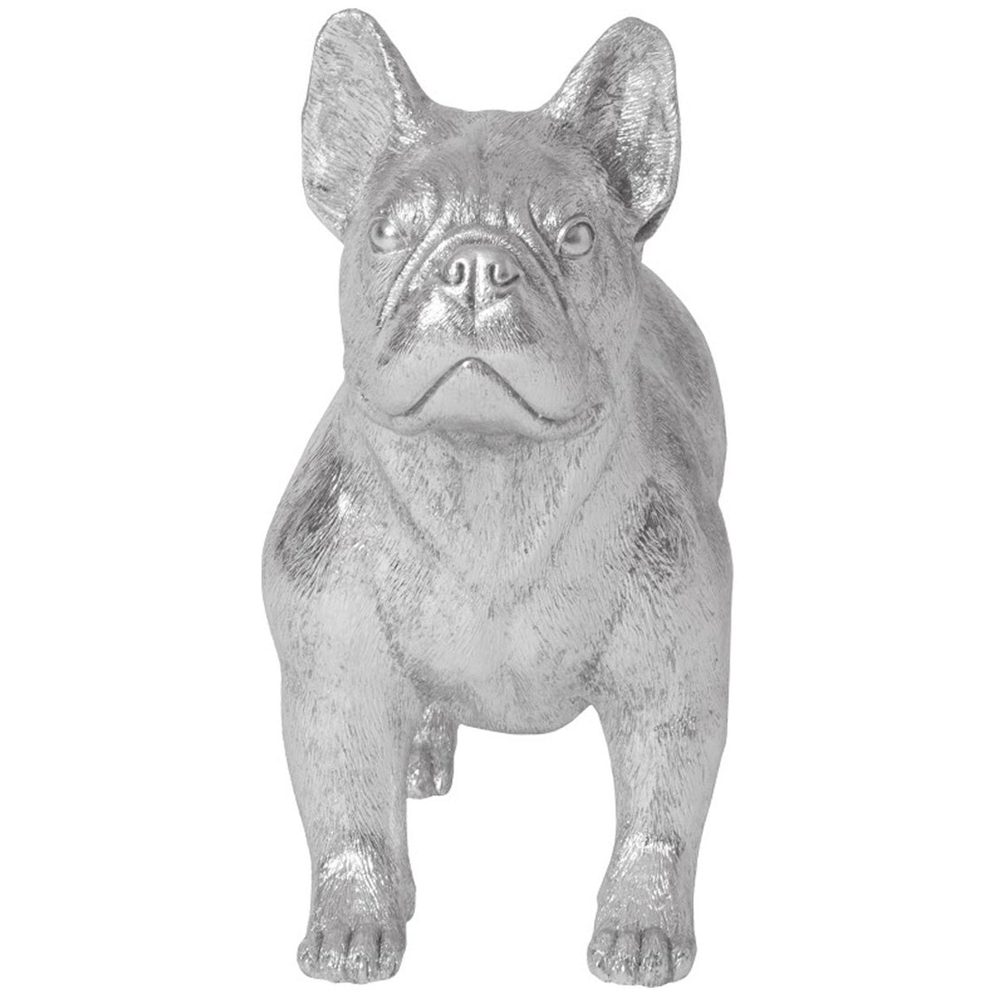 Phillips Collection French Bulldog Sculpture, Silver