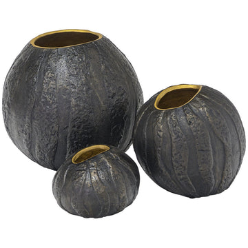 Palecek Batu Urns Set of 3