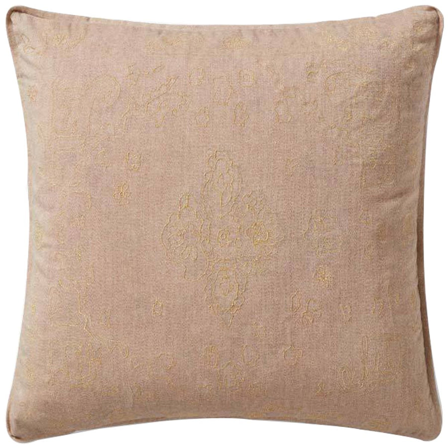 Loloi P0894 Red and Gold 22" x 22" Pillow, Set of 2