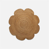 Made Goods Delilah Daisy Shaped Braided Rug