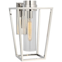 Visual Comfort Presidio Small Bracketed Sconce with Clear Glass