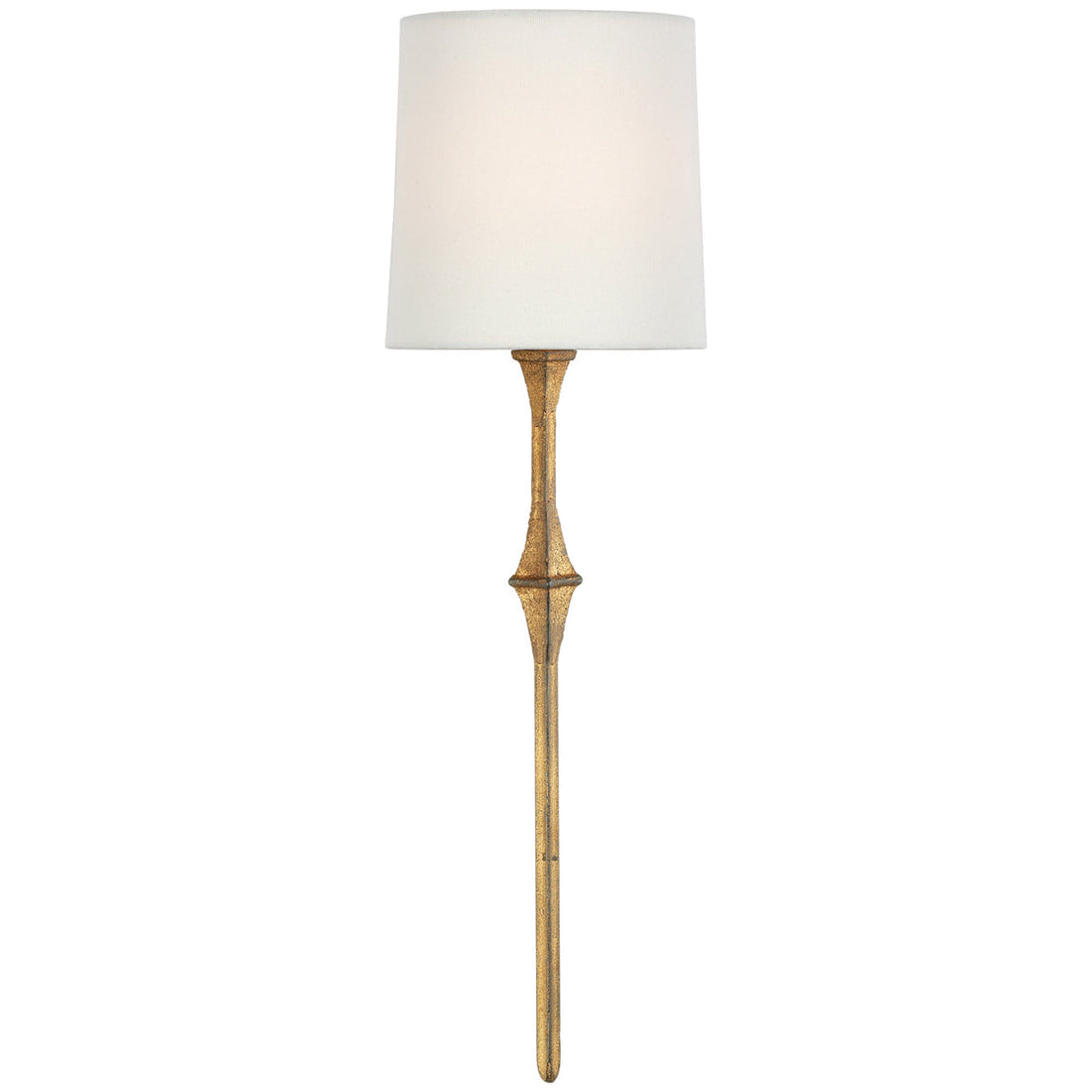 Visual Comfort Dauphine Sconce with Linen Shade