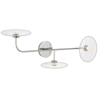 Visual Comfort Calvino Large Arched Sconce with Clear Glass
